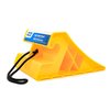 Camco SUPER WHEEL CHOCK WITH ROPE, YELLOW 44475